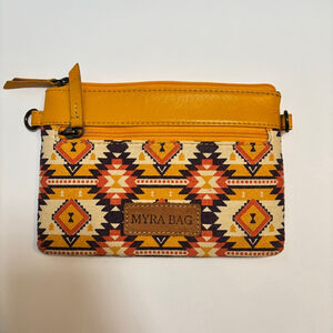 Myra Bag Mynora Springs Southwestern Crossbody / Clutch Strap Missing